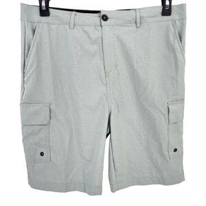 First Waves Boys Rip Stop Cargo Shorts Size 18 Light Blue